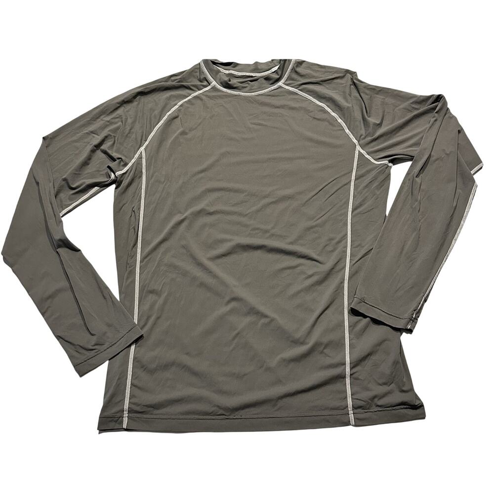 Eastern Mountain sports EMS Hiking long sleeve base layer Men's Sz Large Gray